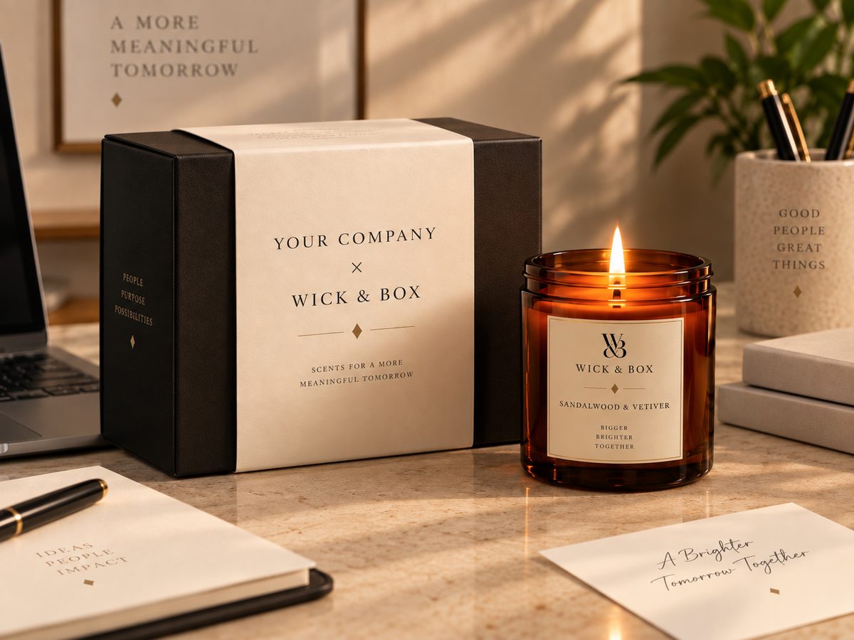 Corporate gifting by Wick & Box