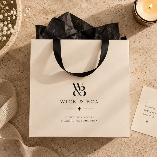 Wick & Box carrier bag